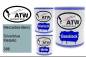 Preview: Mercedes-Benz, Silverblue Metallic, 386: 1L Lackdose + 1L Klarlack + 500ml Härter - Set, von ATW Autoteile West.